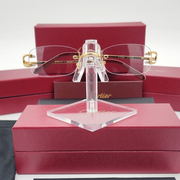Authentic Cartier Glasses 135 - Picture 2 of 8